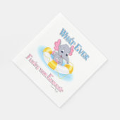 Wat drijft je olifant uit 3 servet (Hoek)