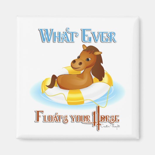 Wat drijft je paard 2 magneet (Voorkant)