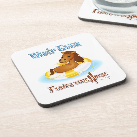 Wat drijft je paard 2 onderzetter (Linkerzijde)