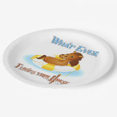 Wat drijft je paard 2 papieren bordje (Gekanteld)