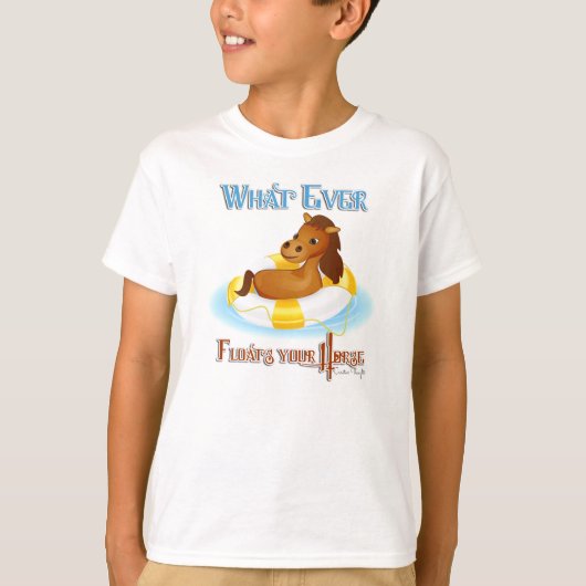 Wat drijft je paard 2 t-shirt (Voorkant)