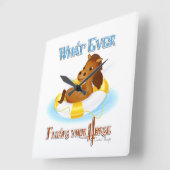 Wat drijft je paard uit? vierkante klok (Hoek)