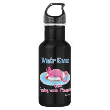 Wat drijft je roze flamingo?