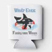 Wat drijft je walvis 2? blikjeskoeler (Achterkant)