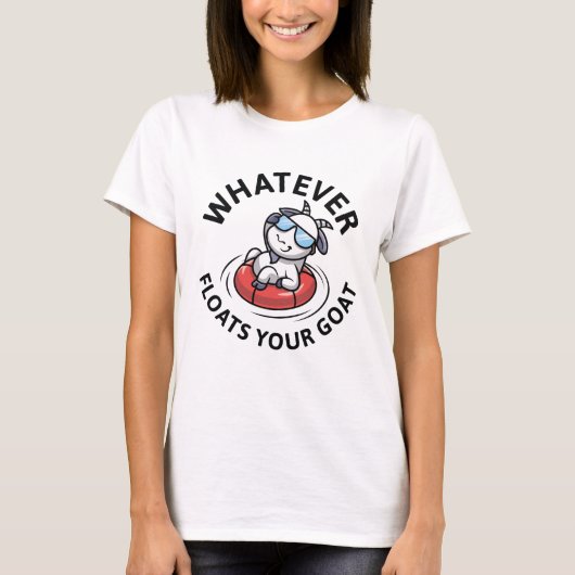 Wat drijft jouw geit t-shirt (Voorkant)