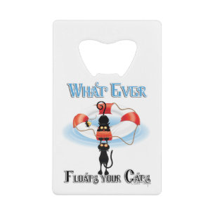 Wat drijft ooit je katten 2 creditkaart flessenopener