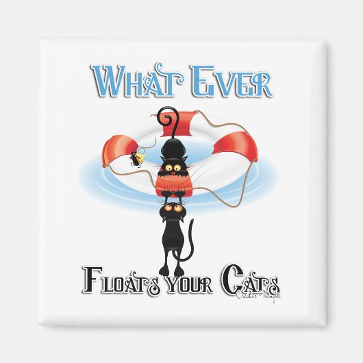 Wat drijft ooit je katten 2 magneet (Voorkant)