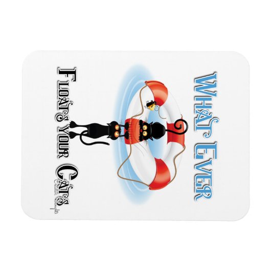 Wat drijft ooit je katten 2 magneet (Horizontaal)