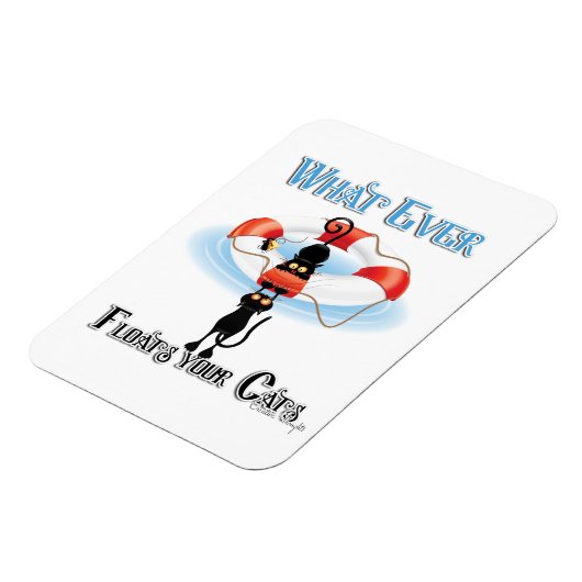 Wat drijft ooit je katten 2 magneet (Linkerzijde)