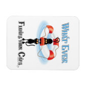 Wat drijft ooit je katten? magneet (Horizontaal)