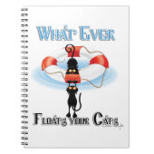 Wat drijft ooit je katten? notitieboek (Voorkant)