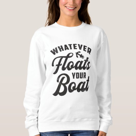 Wat drijft uw boot zeilen boot grappig trui (Voorkant)