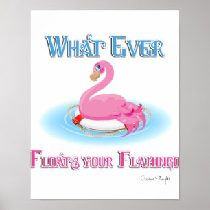 Wat drijft Uw Flamingo 2 Poster