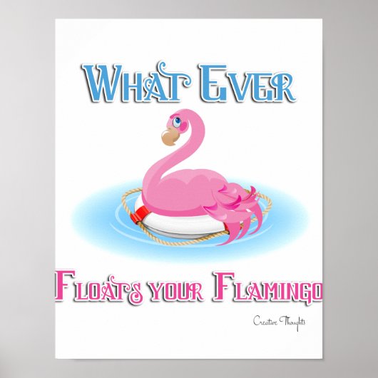 Wat drijft Uw Flamingo 2 Poster (Voorkant)