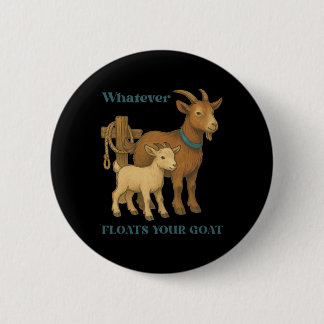 Wat drijft uw geitenboerderij dier _1 ronde button 5,7 cm