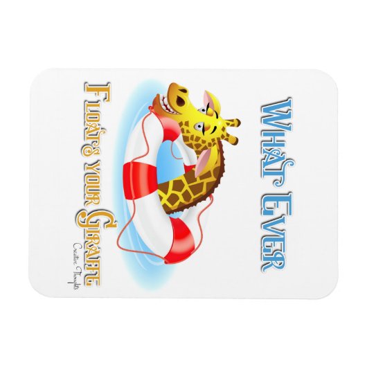 Wat drijft Uw Giraffe 2 uit Magneet (Horizontaal)