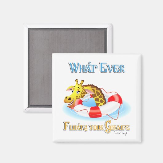 Wat drijft Uw Giraffe 2 uit Magneet (Voorkant / Achterkant)