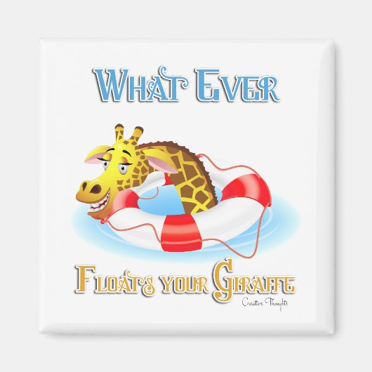 Wat drijft Uw Giraffe 2 uit Magneet (Voorkant)