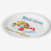 Wat drijft Uw Giraffe 2 uit Papieren Bordje (Gekanteld)