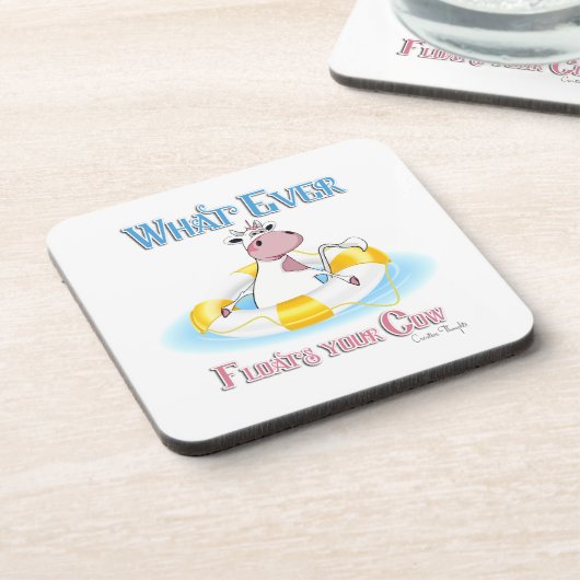 Wat drijft Uw Koe 2 uit Bier Onderzetter (Linkerzijde)