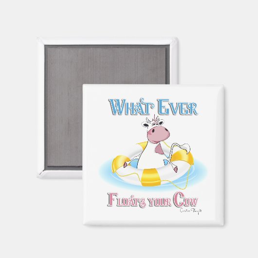 Wat drijft Uw Koe 2 uit Magneet (Voorkant / Achterkant)