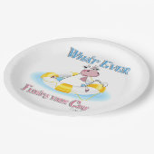 Wat drijft Uw Koe 2 uit Papieren Bordje (Gekanteld)