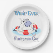 Wat drijft Uw Koe 3 uit Papieren Bordje (Voorkant)