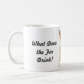 Wat Drink de Fox? Heet Tea. Mok (Links)