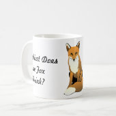 Wat Drink de Fox? KoffieMok (Voorkant links)