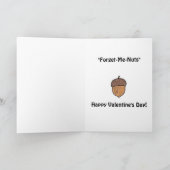 Wat eekhoorns geven voor Valentijnsdag Kaart (Binnen)