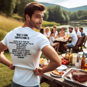 Wat een BBQ-wedstrijd is T-shirt