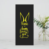 Wat een Bunny houdt van je - grappige paasprijsopg (Staand voorkant)