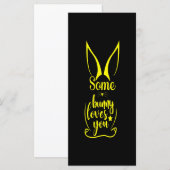 Wat een Bunny houdt van je - grappige paasprijsopg (Voorkant / Achterkant)