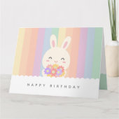 Wat een Bunny houdt van je mooie verjaardag Kaart (Voorkant)