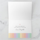 Wat een Bunny houdt van je mooie verjaardag Kaart (Binnen)