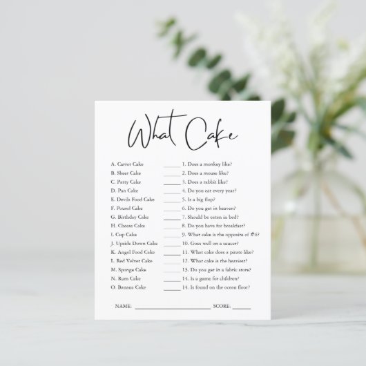 Wat een Cake | VRIJGEZELLENFEEST (Staand voorkant)