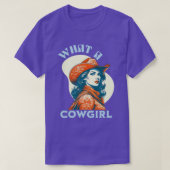 Wat een Cowgirl Retro Coquette T-shirt (Design voorkant)