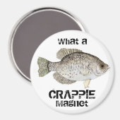 Wat een CRAPPIE magneet (Voorkant / Achterkant)