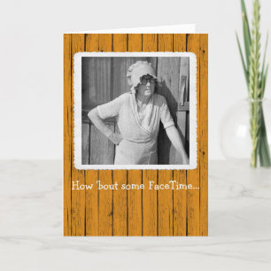 Wat een FaceTime-Jubileum-kaart Bedankkaart