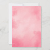 Wat een felroze kerstfeestdag uitnodigingen (Achterkant)