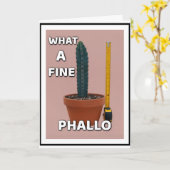 Wat een fijne fallus - chirurgie Gefeliciteerd Kaart (Gele Bloem)