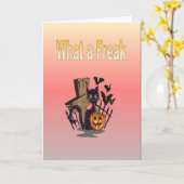 Wat een Freak Kaart (Gele Bloem)