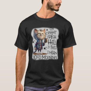 Wat een frisse hel is dit, ik bedoel goede morgen t-shirt