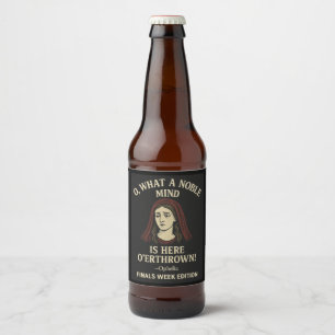 Wat een geest is overweldigd bier etiket