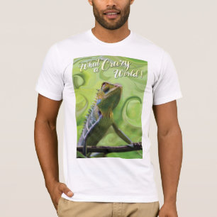 Wat een gekke wereld - een speciale hagedis t-shirt