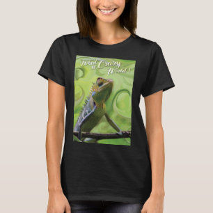 Wat een gekke wereld - een speciale hagedis t-shirt