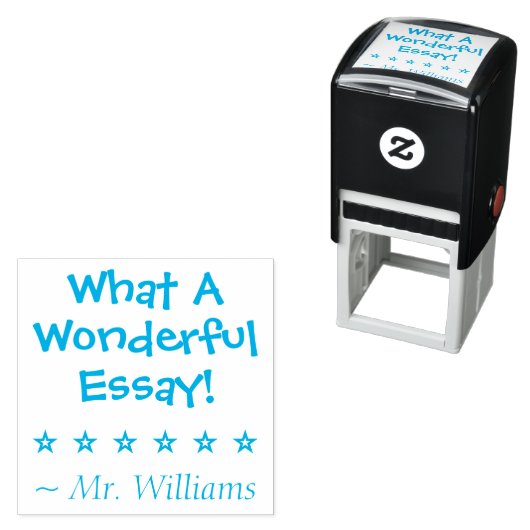 "Wat een geweldig essay!" Feedback stempel (In situ)