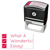 "Wat een geweldig Essay!" Rubberstempel Zelfinktende Stempel (In situ)