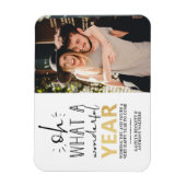 Wat een geweldig jaar | Happy New Year-foto Magneet (Verticaal)