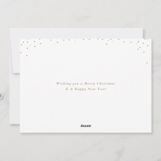 Wat een geweldig jaar | Moderne fotokerstkaart Feestdagenkaart (Achterkant)